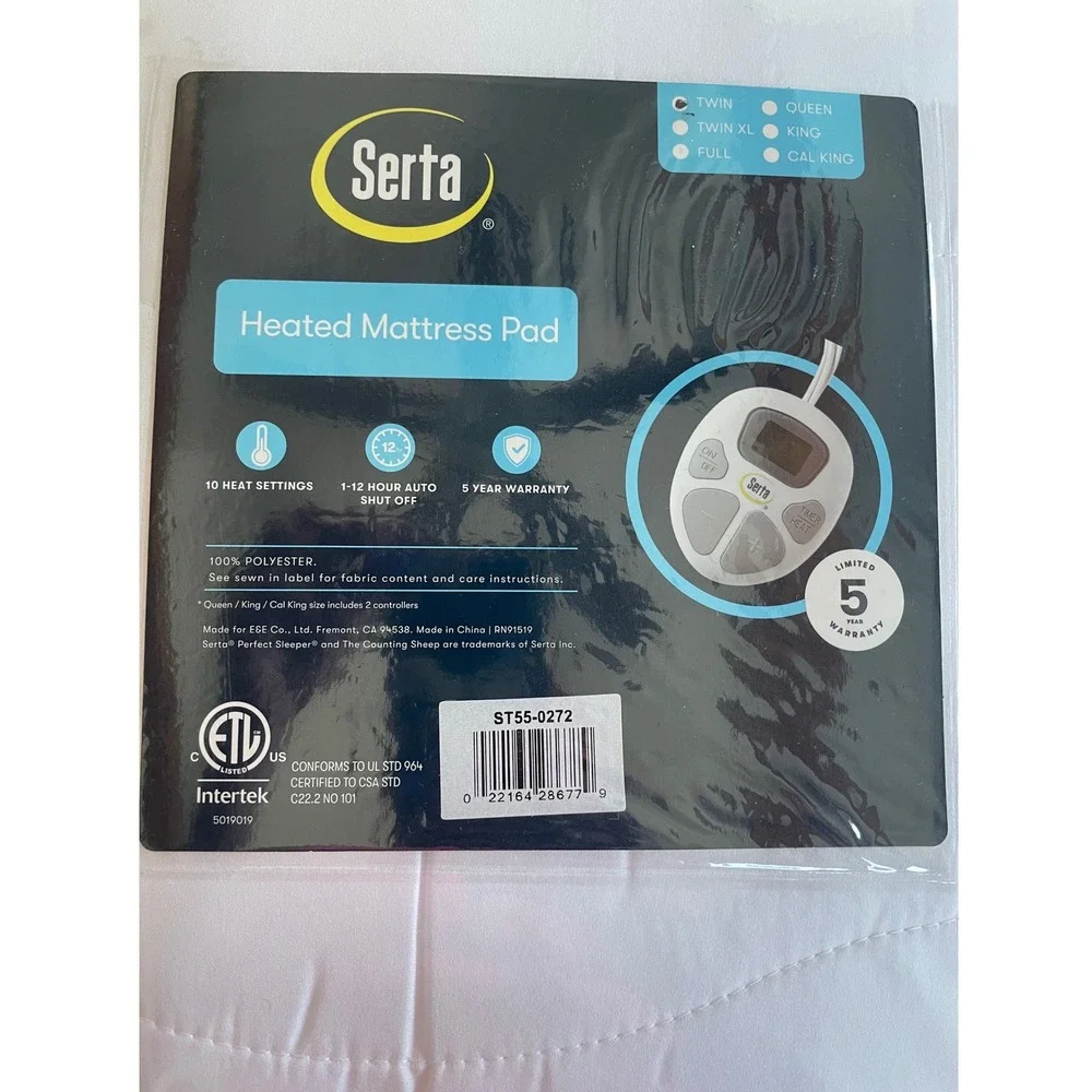 Serta heated mattress